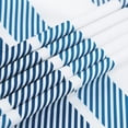 thumbnail image 3 of Blue and White Striped Tablecloth French Stripe Fabric Dust-Proof Rustic Farmhouse Waterproof Table Cover Polyester Rectangle Tablecloths for Kitchen Dining Party Brunches 60x84 Inch, 3 of 6