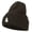 Black, variant on Maltese Embroidered Long Beanie - Black OSFM