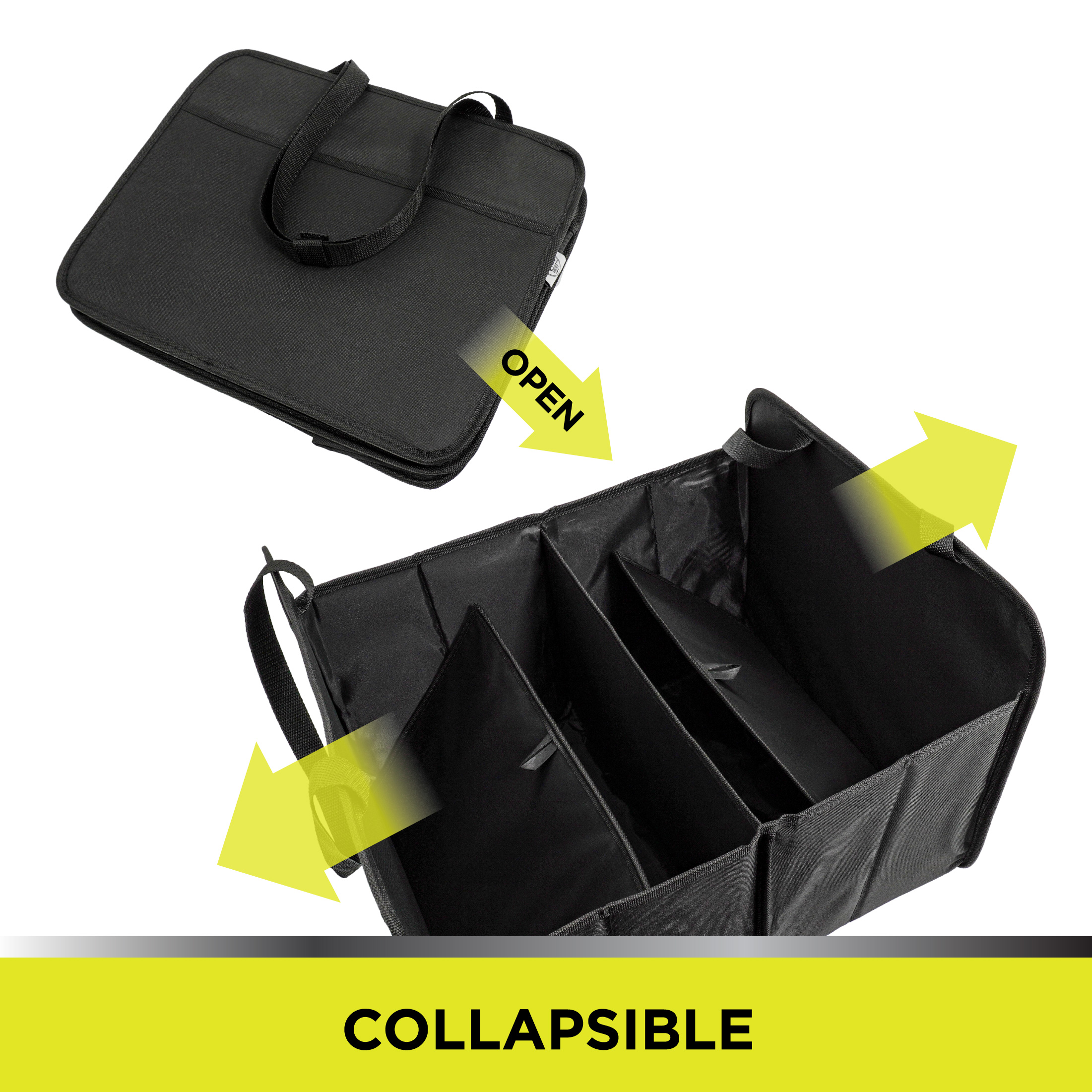 Auto Drive Hard-Sided Collapsible Trunk Organizer photo 4