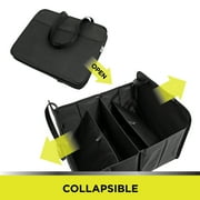 Auto Drive Car Hard-Sided Collapsible Trunk Organizer (Black)
