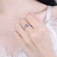 thumbnail image 5 of D Color 1 Carat Single Moissanite Rings for Women - 925 Sterling Silver Wedding Engagement Ring & Anniversary Jewelry Gift - Passes Tester, 5 of 7