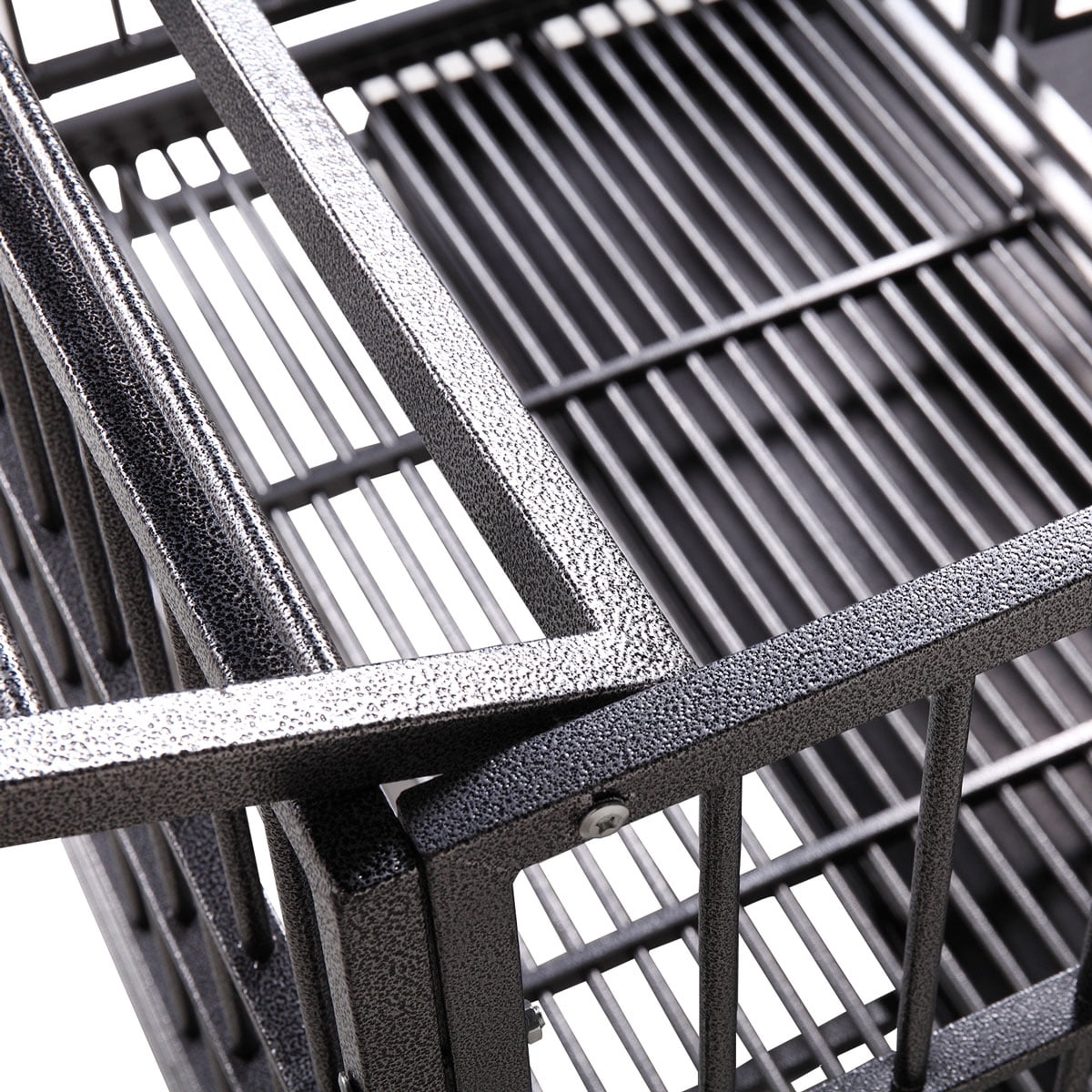 Veryke 42" Dog Crate, Heavy Duty Large Pet Dog Kennel for Small / Large Dogs, Metal Pet Playpen Dog Cage w/ Tray Wheels, Black, Flat Roof Veryke 42" Dog Crate, Heavy Duty Large Pet Dog Kennel for Small / Large Dogs, Metal Pet Playpen Dog Cage w/ Tray Wheels, Black, Flat Roof