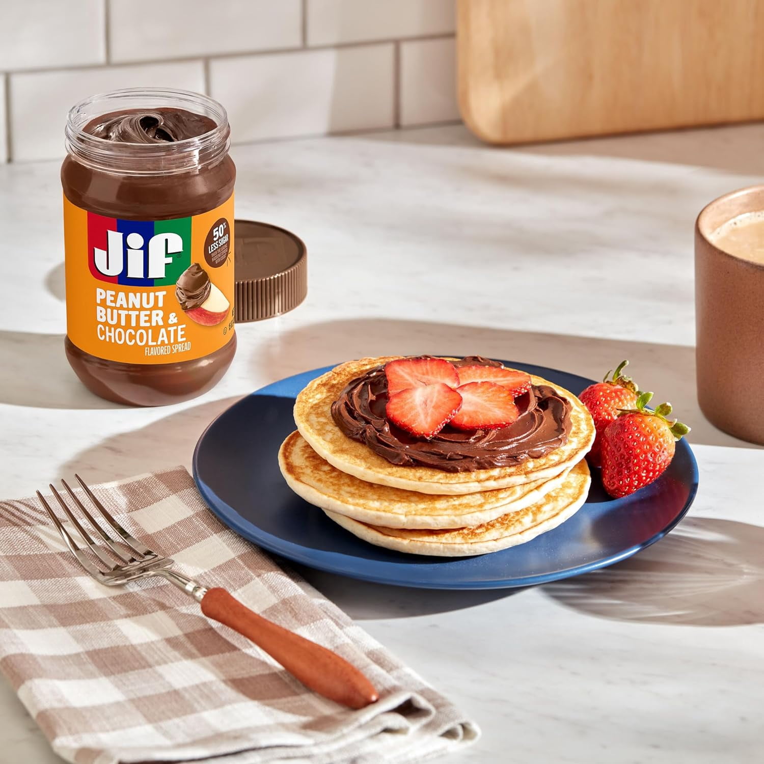 2 Pack Jif Peanut Butter & Chocolate Flavored Spread