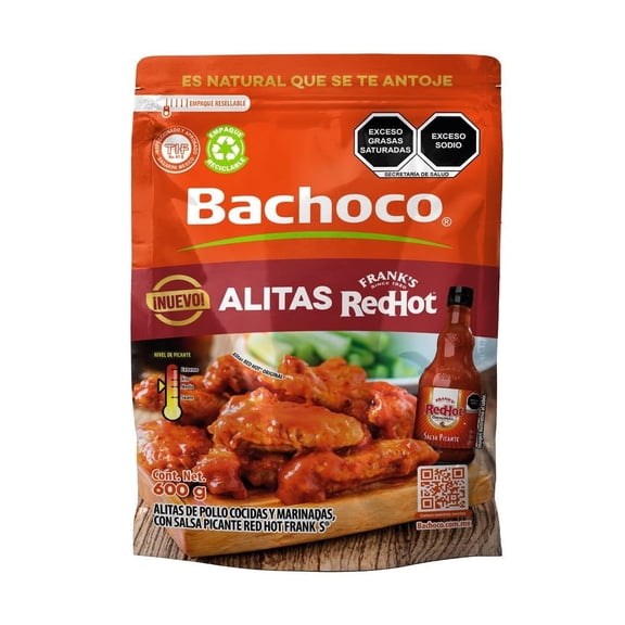 Alitas Red Hot Bachoco 600g