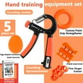 thumbnail image 3 of Arcticwind Counting Hand Grip Strengthener Set, Hand Strength Exerciser - Finger Exerciser, Grip Strength Trainer, Finger Stretcher, Stress Relief Grip Ball - Adjustable Resistance 11-132 Lbs, 3 of 6