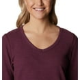 thumbnail image 4 of Columbia Women's Pine Peak Long Sleeve Tunic Thermal, Marionberry Heather, Small, 4 of 8