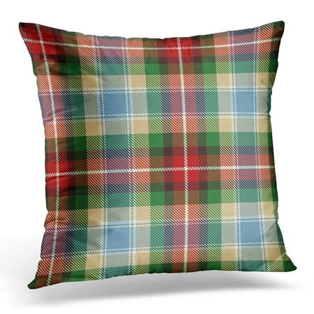 Camel Lights Cigarette - ARHOME Abstract Tartan Red Blue Green Black Camel Beige and White Color Plaid Flannel Patterns Trendy Tiles Throw Pillow Case Pillow Cover Sofa Home Decor 16x16 Inches