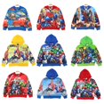 thumbnail image 2 of 2023 nuevo abrigo de niño vengadores primavera otoño para niños con capucha bebé niños chaqueta ropa de salida coche de dibujos animados McQueen Spiderman 3-8XL (7T-8T) Gao Jinjia LED, 2 of 2