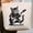 Black, variant on Cat Playing Guitar Tote Bag, Natural Cotton Canvas Graphic Tote, Music Lover Everyday Shop