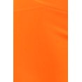 thumbnail image 6 of Plus Size High Waist Sculpting Shorts With Faux Leather Belt - Orange, 6 of 6