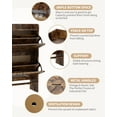 thumbnail image 3 of Yeshouse Zapatero con 3 cajones abatibles, zapatero de madera con estante ajustable, zapatero para entrada, zapatero oculto para pasillo y sala de estar, 3 of 7