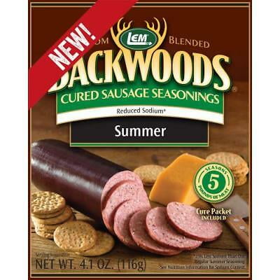 Backwoods Reduced Sodium Summer Sausage Seasoning Makes 5 (Best Way To Make Beef Jerky)