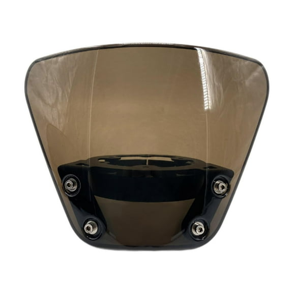 hengtong Motorcycle Windshield Sturdy Motorcycle Windscreen for Scooter Fittings Brown