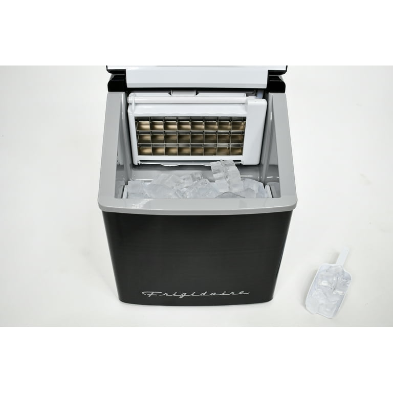Frigidaire 40lbs. Countertop Clear Square Ice Maker - Black Frigidaire 40lbs. Countertop Clear Square Ice Maker - Black