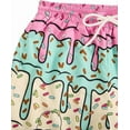 thumbnail image 5 of Boy's Patchwork Drawstring Waist Printed Summer Boho Track Shorts, 5 of 7