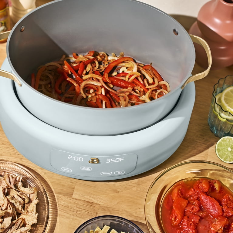 Beautiful 10-in-1, 8 Qt Multi-Cooker with Bamboo Steamer Insert