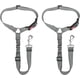 thumbnail image 1 of Cinturones de seguridad para perros Gray-Dog, 2 cinturones de seguridad para perros con absorción de impactos elástica, correas ajustables con reposacabezas, adecuados para transportar mascotas, 1 of 5
