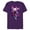 Purple, variant on Marvel Spider-Man: Across the Spider-Verse Gwen Glitch - Short Sleeve Blended T-Shirt for Adults - Customized-Yellow