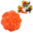 thumbnail image 4 of Halloween Pumpkin Decoration, Orange Plastic Autumn Decor Artificial Pumpkin  For Sketch Display Photography Props For Home Ornament, 4 of 8