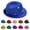 Royal blue, variant on Luminous Fashion Children Adult Jazz Hat 9 Lantern Stage Performance Luminous Adult Jazz Hat Luminous Led Jazz Hat Stage Hat