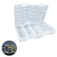 thumbnail image 2 of Support de Batterie Outils Organisateur Anti-Poussière Boîte de Rangement en Plastique Transparent, 2 of 4