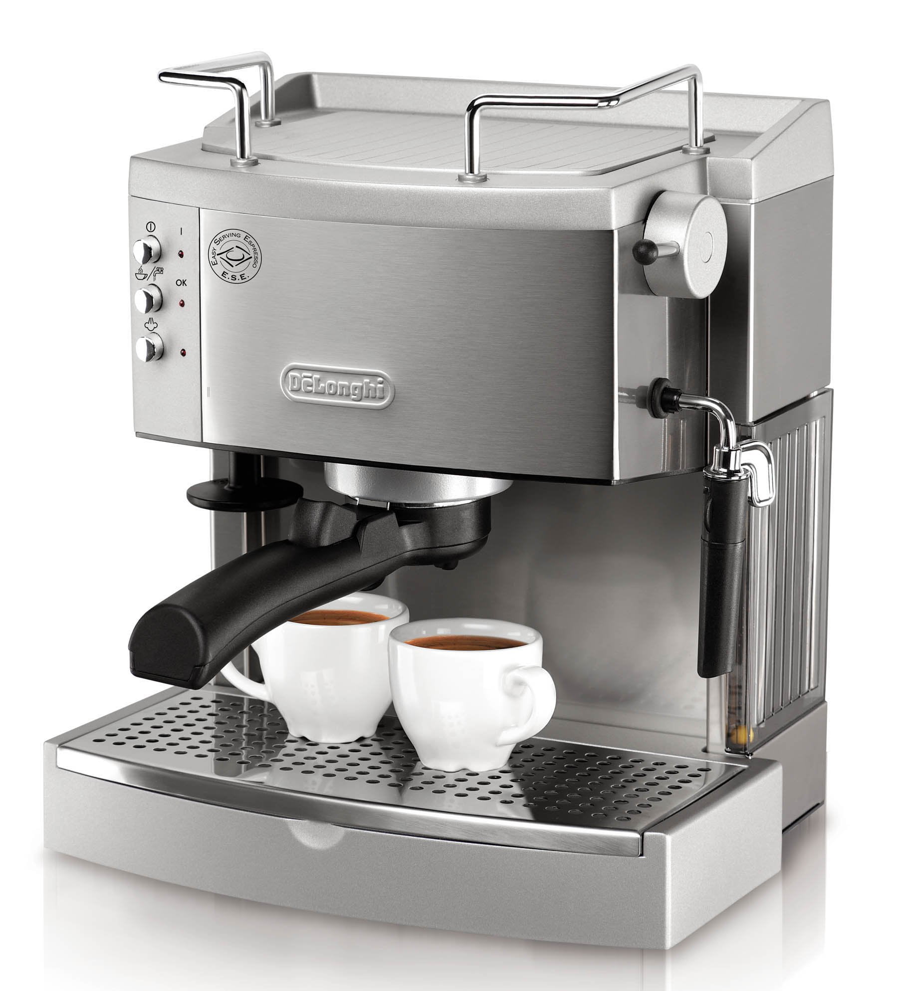 DeLonghi EC702 15BarPump Espresso Maker, Stainless, Metal Walmart