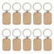 thumbnail image 1 of Paquete de 10 Llaveros de Madera en Blanco, Colgantes de Madera Sin Terminar en Blanco con Llaveros para Etiquetas , Suministros para Manualidades de Llaves DIY, 1 of 6