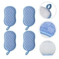 thumbnail image 4 of MasteelfCA 1 Ensemble 4 Pcs Tampons à Récurer de Nettoyage Éponges à Vaisselle Réutilisables Longue Durée, 4 of 7