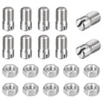 thumbnail image 1 of 10Pack Slotted Cylindrical Pin, M8 x 12mm 304 Stainless Steel Dowel with Nut, 1 of 6