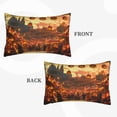 thumbnail image 3 of Halloween Plush Throw Pillow Covers, Halloween Pumpkin Market A Pillow Cases with Invisible Zipper,Halloween Decor Microfiber Pillow Cases for Sleeping Bedroom Sofa Living Room, 3 of 6