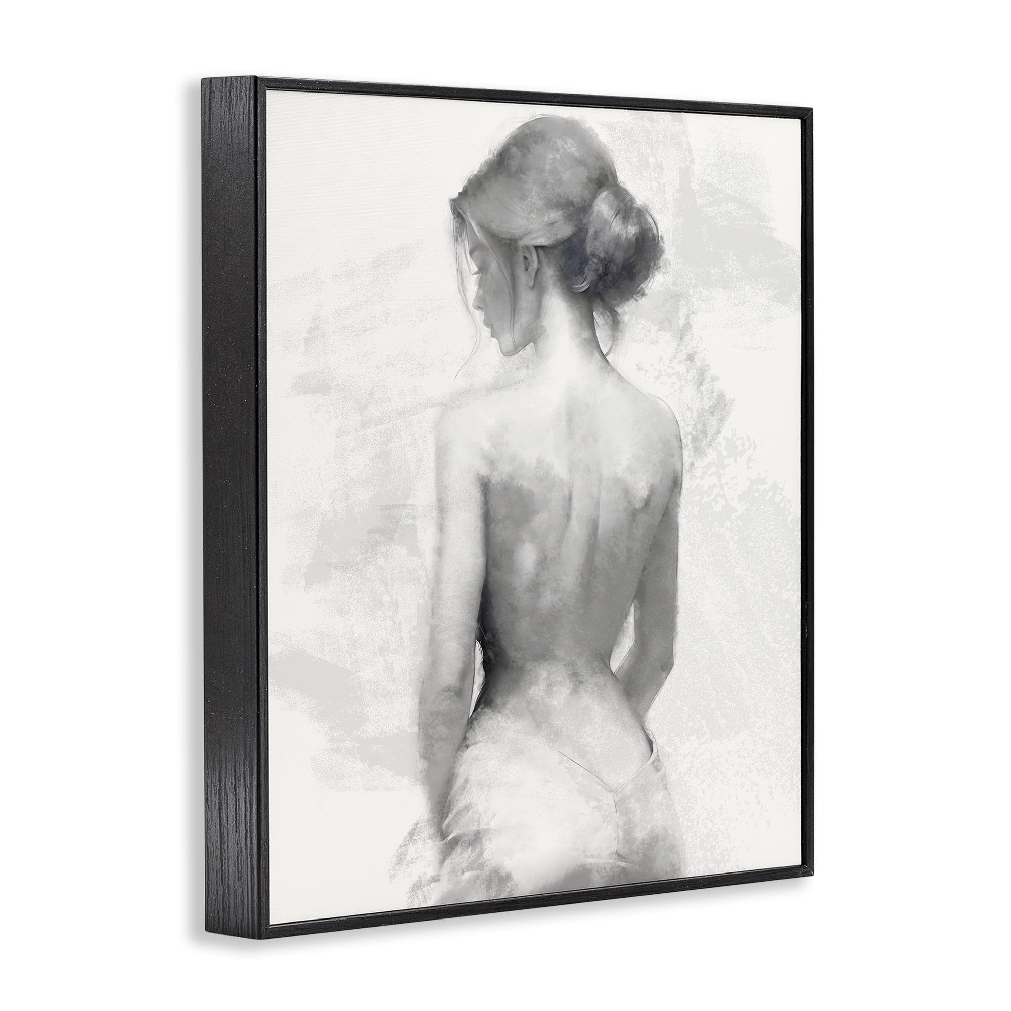 Stupell Industries Mine Elegant Figure Black Framed Giclee Art, design by Kim Allen