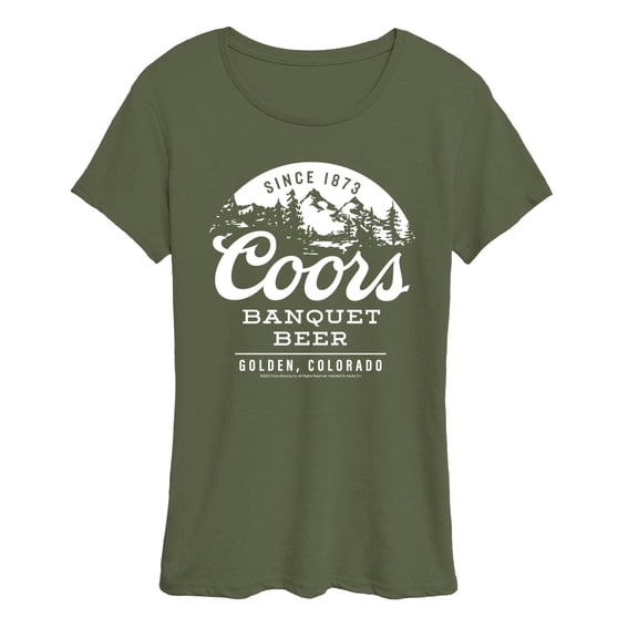 Coors Banquet - Born In The Rockies - Women's Short Sleeve Graphic T-Shirt