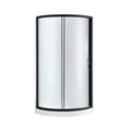 thumbnail image 2 of OVE Decors Breeze 32" Curved Corner Shower Kit 4pc includes Glass Door & Panel, base and walls, 2 of 15