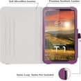 thumbnail image 5 of Labanema For Sunshine T1 Elite Case,360 Degree Rotary Stand Cover for Sunshine T1 Elite/SKY Devices SKY Pad 8/FOXX T8/Scepter 8/Hyudai Hytab Plus 8WB1 8" Tablet,Purple, 5 of 7