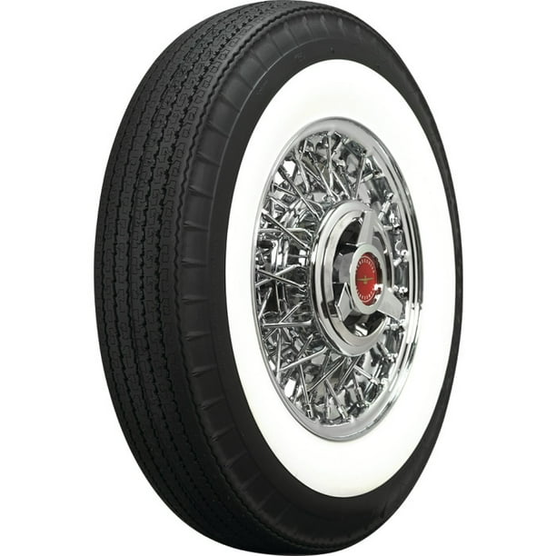 Coker 760R15 American Classic BiasLook Radial 3.25 In White Wall Tire
