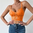 thumbnail image 2 of Womens Workout Tank Tops Sexy Lace High End Design Sense Short Style Sleeveless T Shirts for Women, 2 of 5