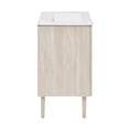 thumbnail image 5 of Bron 24" Freestanding Bathroom Vanity in White Oak with 3-Hole Widespread Sink Top, 5 of 7