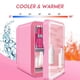thumbnail image 4 of Espejo de belleza portátil, refrigerador pequeño para coche y hogar, doble uso, 8L, gran capacidad, calefacción, refrigeración, mini refrigerador multifunción, 4 of 5
