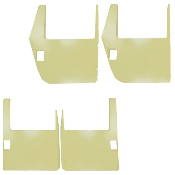 Federal Military Parts Hard X-Door Skins, Compatible with Humvee M998 HMMWV, Set of Four, Tan