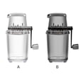 thumbnail image 4 of Manual Ice Block Breaking Crusher Snow Cone Machine Multi-purpose Home Dining Dining Kitchen Blender Party Camping Picnic Cold Beverage Shaver Clear, 4 of 9