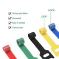 thumbnail image 5 of 10-50 Pcs Câble de Type T en Nylon Réutilisable Organisateur de Cordon 1.5*1.2cm Câble de Données d'Ordinateur Coloré Câble d'Alimentation Sangles 50 Pcs Rouge, 5 of 5
