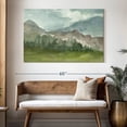 thumbnail image 3 of Elephant Stock Plein Air Mountain View I Wall Art - Horizontal Canvas Wall Art - Living Room Wall Decor - Abstract Canvas - Green And Gray Decor By Ethan Harper - 51" x 34", 3 of 8