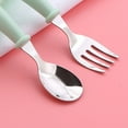 thumbnail image 4 of TINGYI Couverts pour Bébé Couverts de Table pour Enfants Cuillère Fourchette 1 PACK, 4 of 5