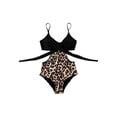 thumbnail image 3 of Maillot de Bain une Pièce avec Franges, Taille Basse en V, à Col Creux, Slim, 3 of 8