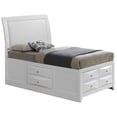 thumbnail image 2 of Glory Furniture Omega Wood Veneer Twin Storage Bed in White, 2 of 5