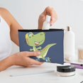 thumbnail image 5 of Rocae Dino Playing Roller Skate for Cosmetic Bags for Women Paper Reusable Cosmetic Bag Travel Toiletry Organizer Capacity Multipurpose Zipper Pouch, 5 of 8