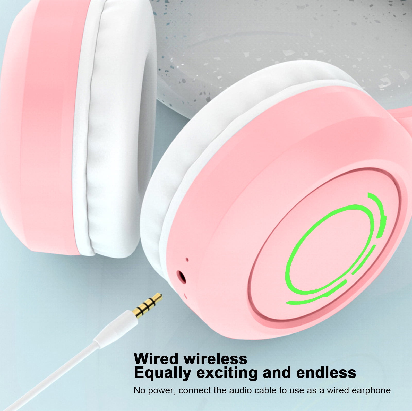 Kids Wireless Active Noise Cancelling Headphones, Bluetooth 5.4, 40H Playtime, Volume Limited 75/85/94dB, Type-C Fast Charging, Mic, Foldable for School/Travel/Airplane,Pink