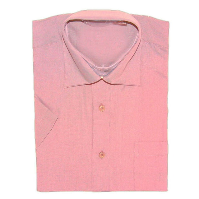 Gravity Threads Chemise Habillée pour Homme à Manches Courtes, G Rose