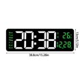 thumbnail image 5 of Digital Wall Clock Remote Control LED Temperature Display for Modern Interior, 5 of 20