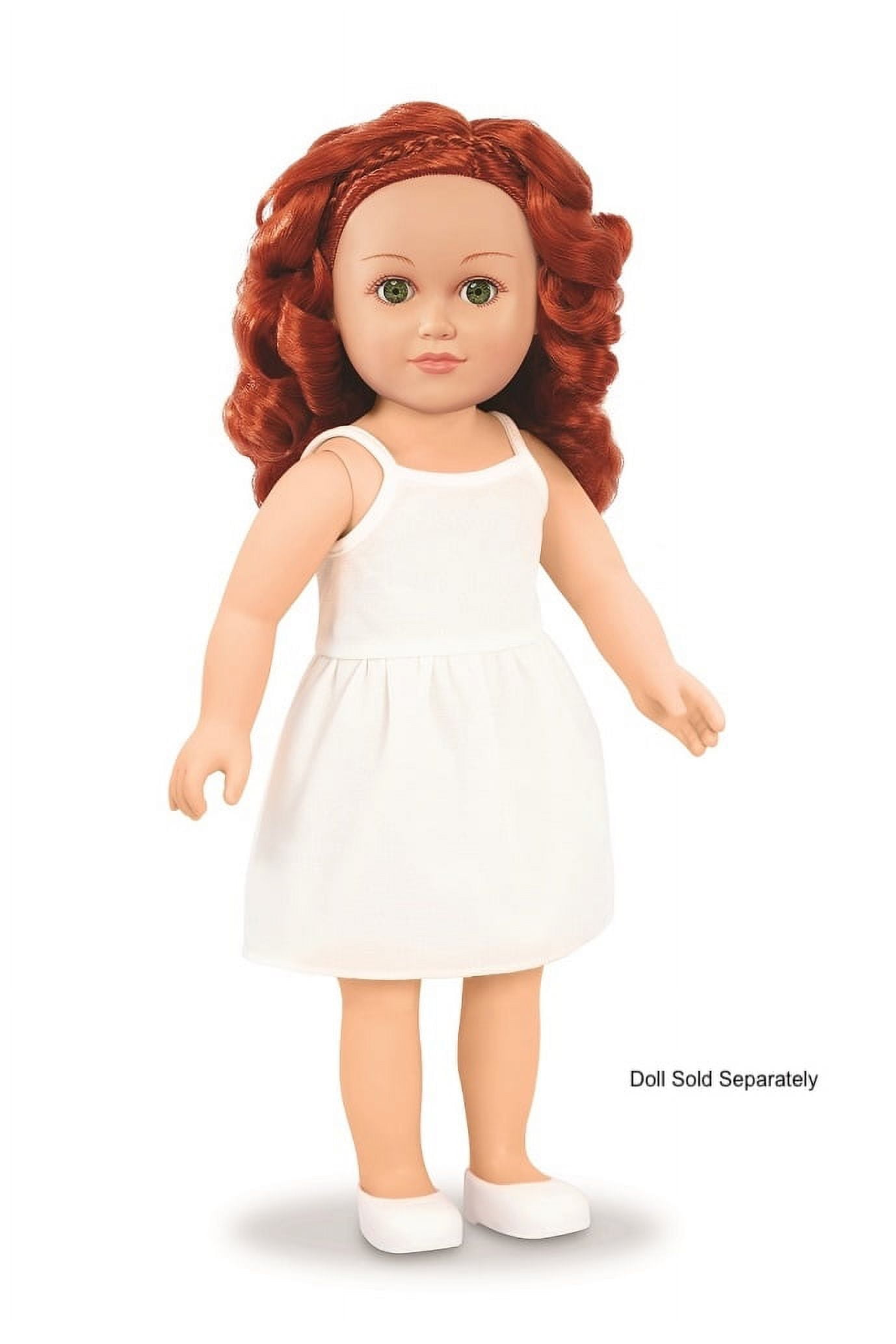 My Life As Solid Dress Fashion Set for 18-inch Doll, 2 Pieces Included, Ivory